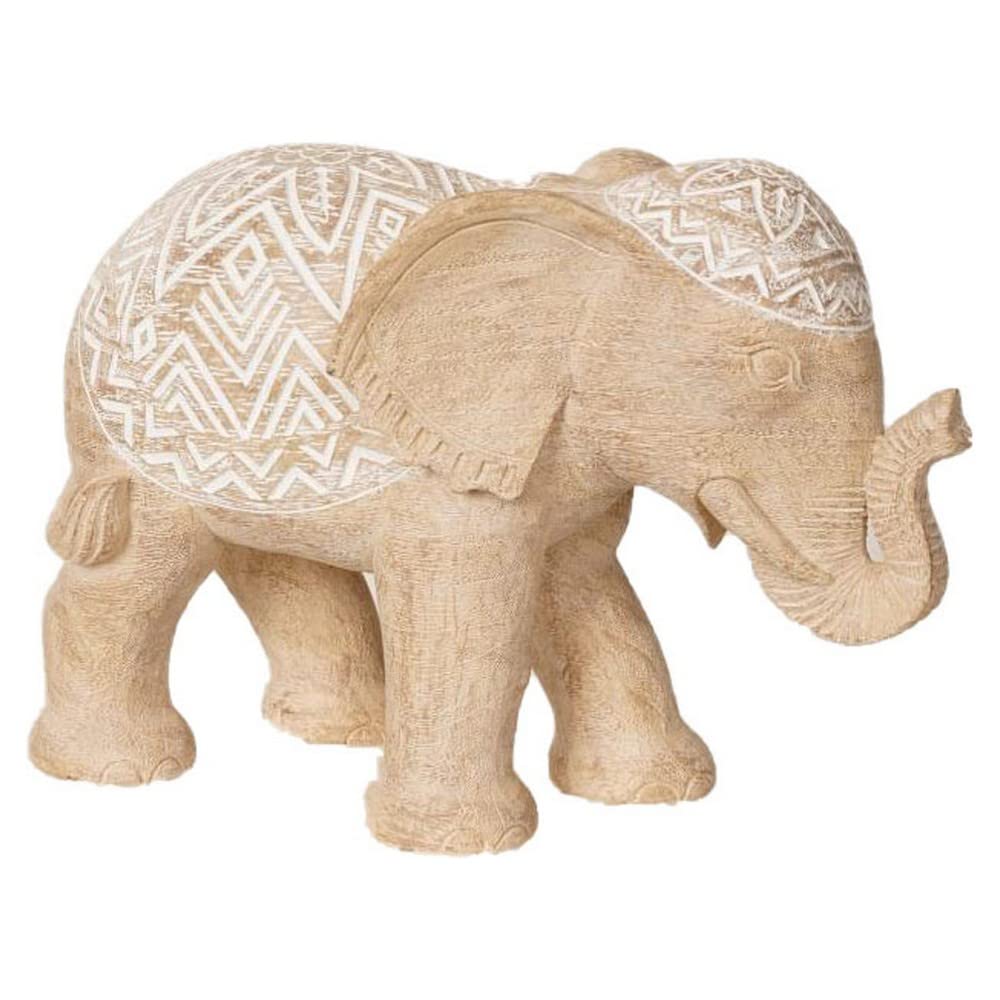 DKD Home Decor Elephant Resin Figurine (28 x 13.8 x 19.5 cm) (Reference: S3019691)