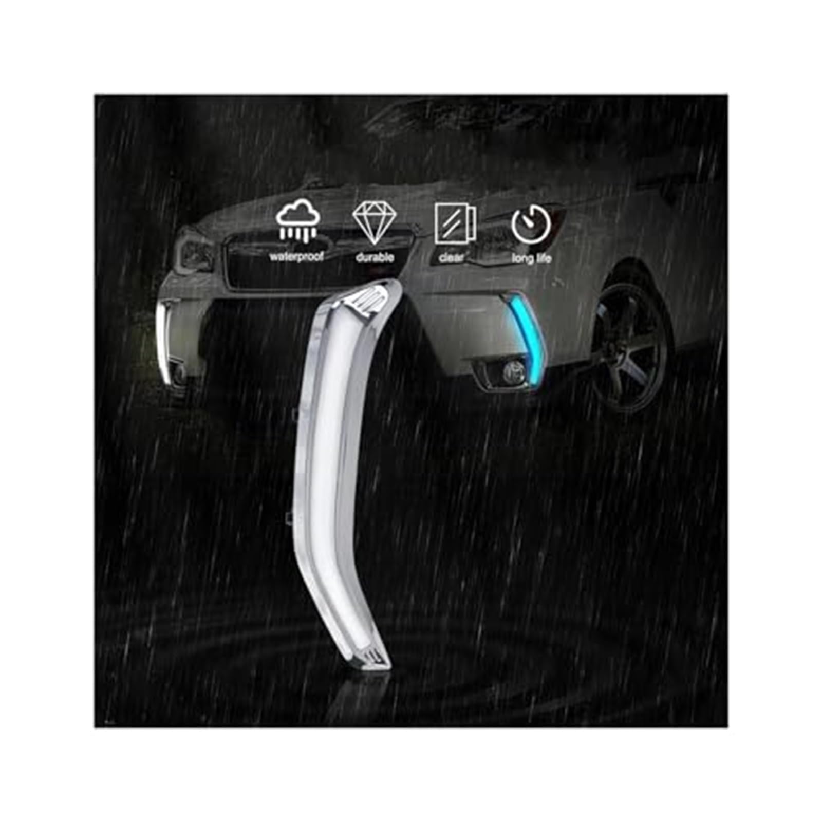 For Subaru, Forester, 2013 2014 2015 Luci diurne a LED Fendinebbia for auto Indicatori di direzione Bianco Giallo Blu Impermeabile Auto 12V Indicatore luminoso dello specchio