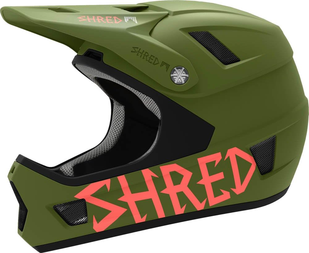 shred Freeride Ski Helmet Helmet Helmet Green Brain Box x Static 10 Roof DHEBBXG12