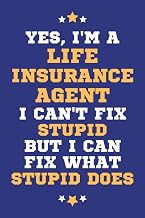 Life Insurance Agent Gifts: Lined Blank Notebook Journal, a Funny and Appreciation Thank You Gift for Life Insurance Agents to Write in