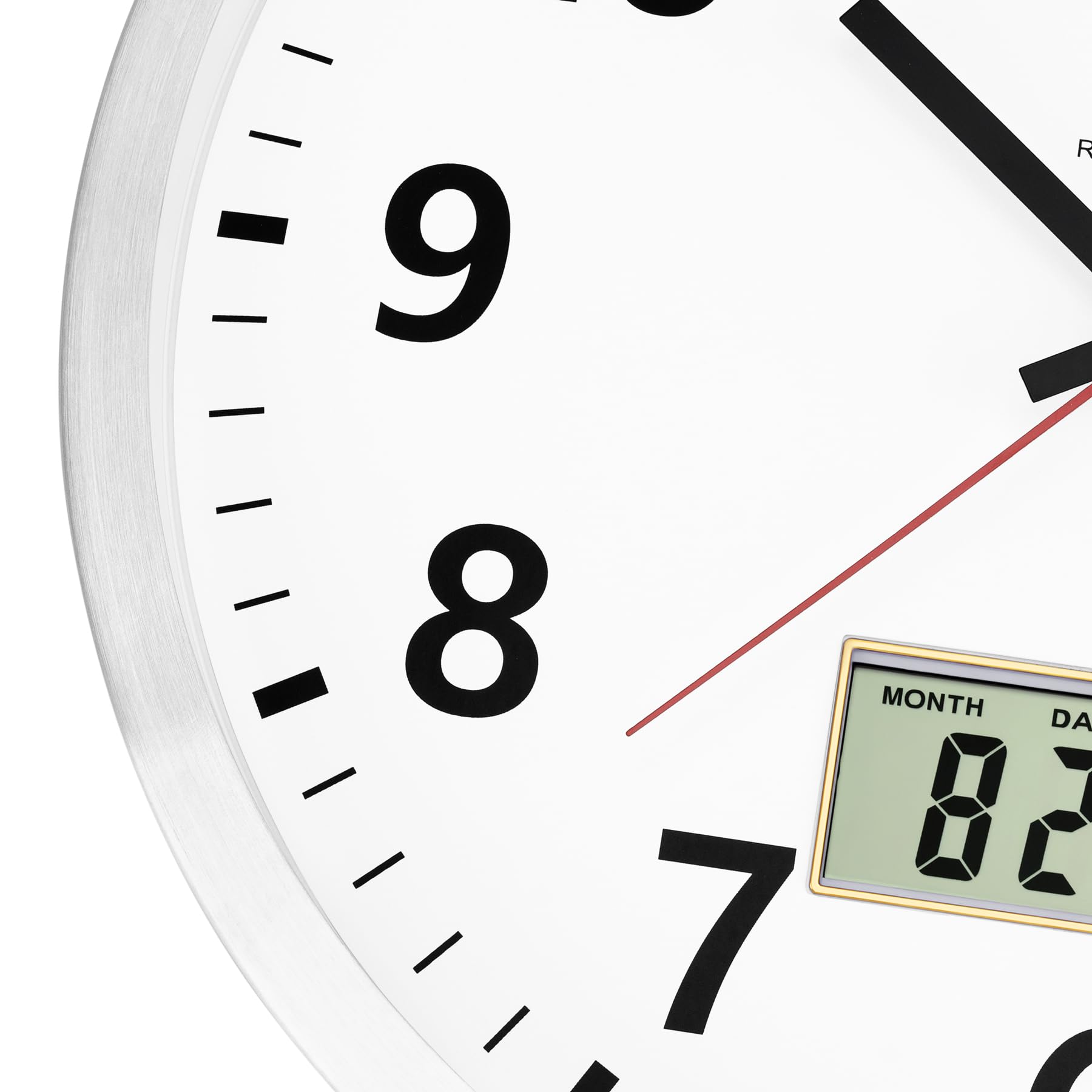 funk wanduhr analog mit temperatur