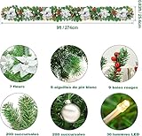 Zoom IMG-1 ghirlanda di natale albero a Zoom IMG-1 ghirlanda di natale albero a