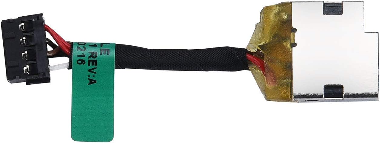 LvPowA+ DC AC Power Jack Harness Cable Plug in Connector Socket 730932-SD1 730932-FD1 730932-YD1 732067-001 for HP 15-N 15-n019wm 15-n023cl 15-N100 15-N200 15-n010us 15-n012nr 15-n013ca [1 Pack]