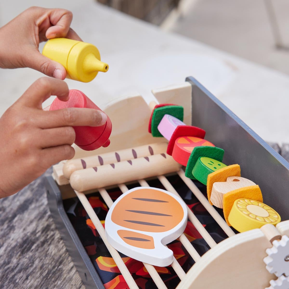 oxybul | Barbecue en Bois et Ses Accessoires | 3 Ans - 8 Ans