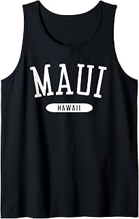 Maui Shirt Classic Style Maui Hawaii HI Tank Top