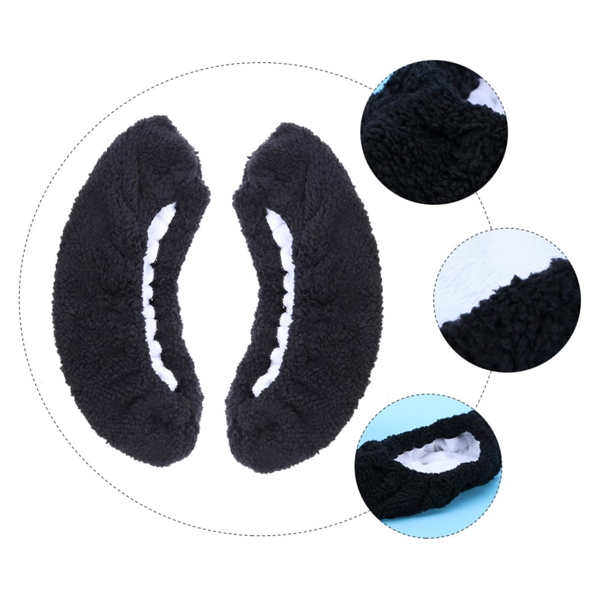 2paires Cache Patins Glace Élastique Housse Protège Lames Patins Protection Lames de Hockey