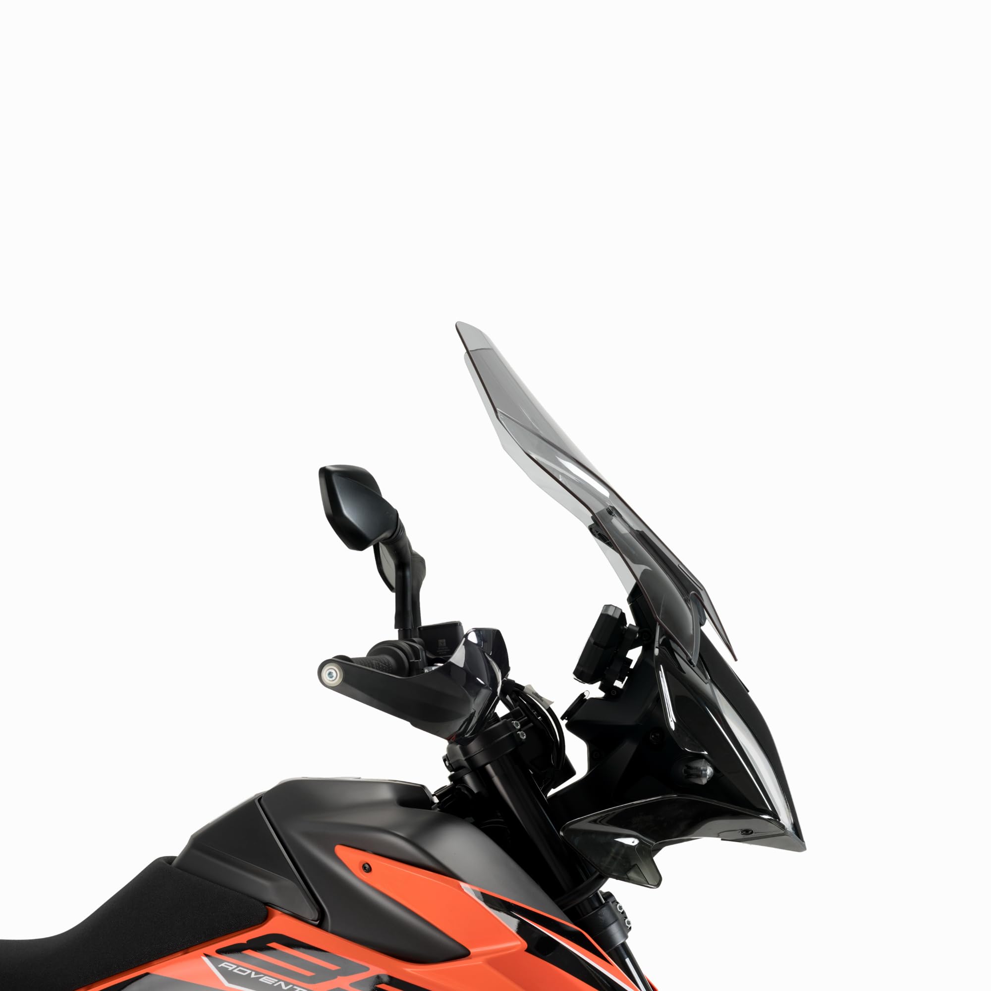 Cupolino Moto Parabrezza Plexiglass JD9 TOURING Trasparente COMPATIBILE CON MOTO KTM ADVENTURE 890 R RALLY 2021-2022