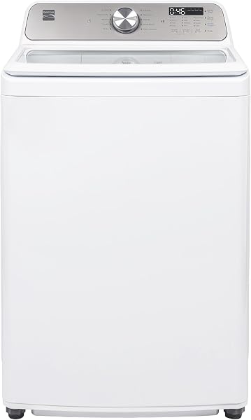 Kenmore 4.1 cu. ft. Top Load Washer with Triple Action Agitator for Tough Dirt & Stains - Reduce Laundry Time with Accela and Express Wash - LED - White - 1