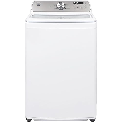 Kenmore 4.1 cu. ft. Top Load Washer with Triple Action Agitator for Tough Dirt & Stains - Reduce Laundry Time with Accela and Express Wash - LED - White