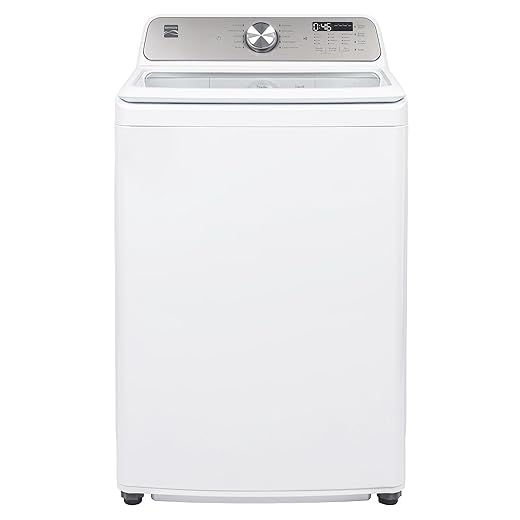 Kenmore 4.1 cu. ft. Top Load Washer with Triple Action Agitator for Tough Dirt & Stains - Reduce Laundry Time with Accela and Express Wash - LED - White