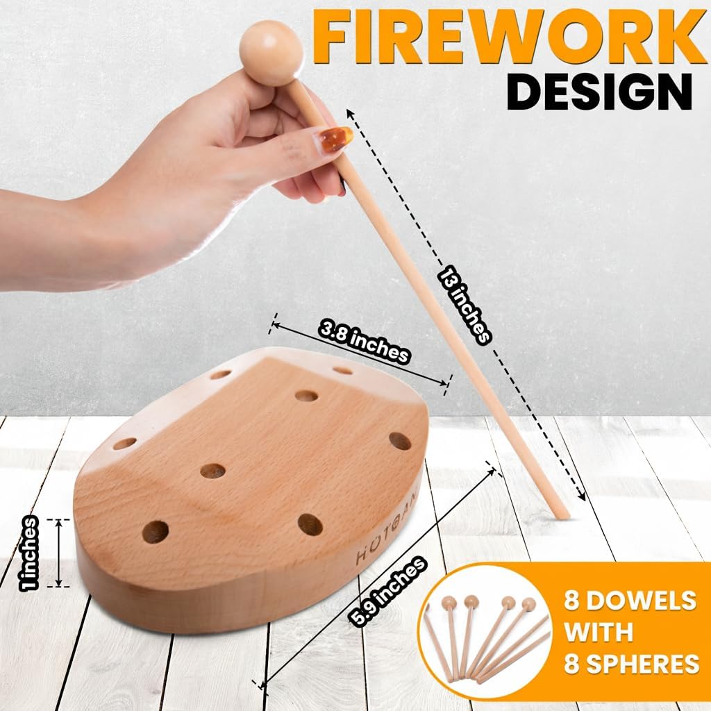 HOTCAN Beech Wood Plastic Bag Drying Rack - Reusable Bag & Bottle Dryer, Space-Saving Design for Kitchen, Easily Assembled and Disassembled for Storage