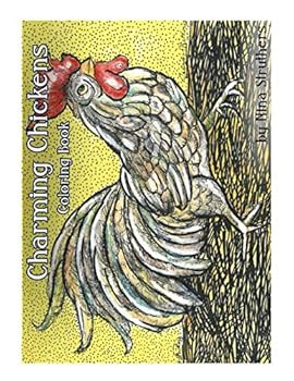 Paperback Charming Chickens Coloring Book