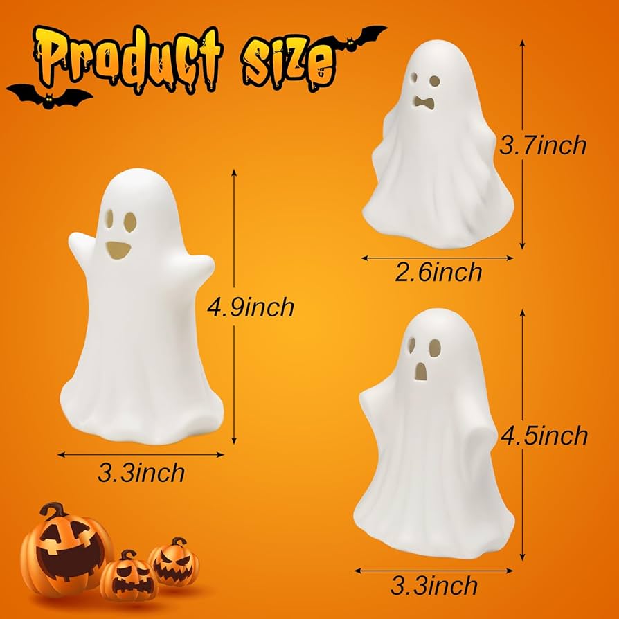 (MARMIT)クトゥグア　夜光　蓄光 Amazon.com : 3 Pcs Gothic Ceramic Ghost Light Up, Halloween