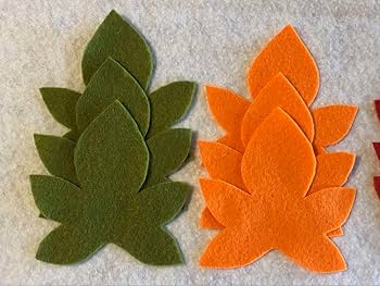 Amazon.co.jp: 栗と紅葉セット 秋 季節 可愛い 紅葉 葉っぱ