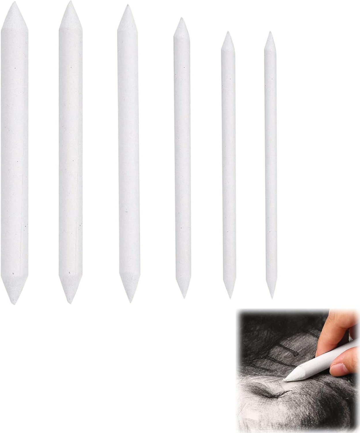 Blending Sticks for Art, 6 Pcs Drawing Stumps, Blending Stumps and