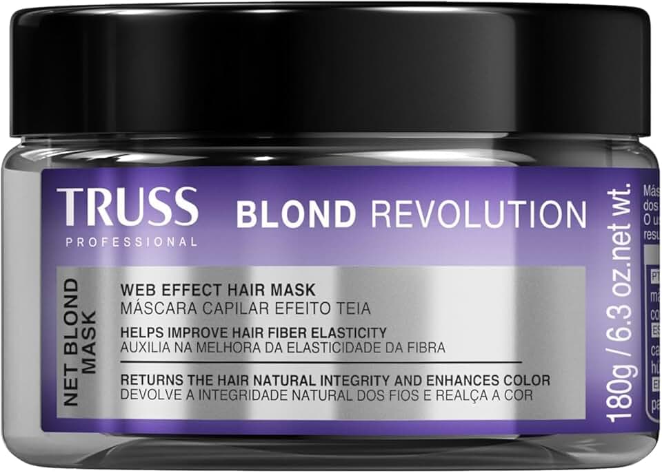 Truss Net Blond Revolution Mask | Máscara Reconstrutora para Loiros | 180g