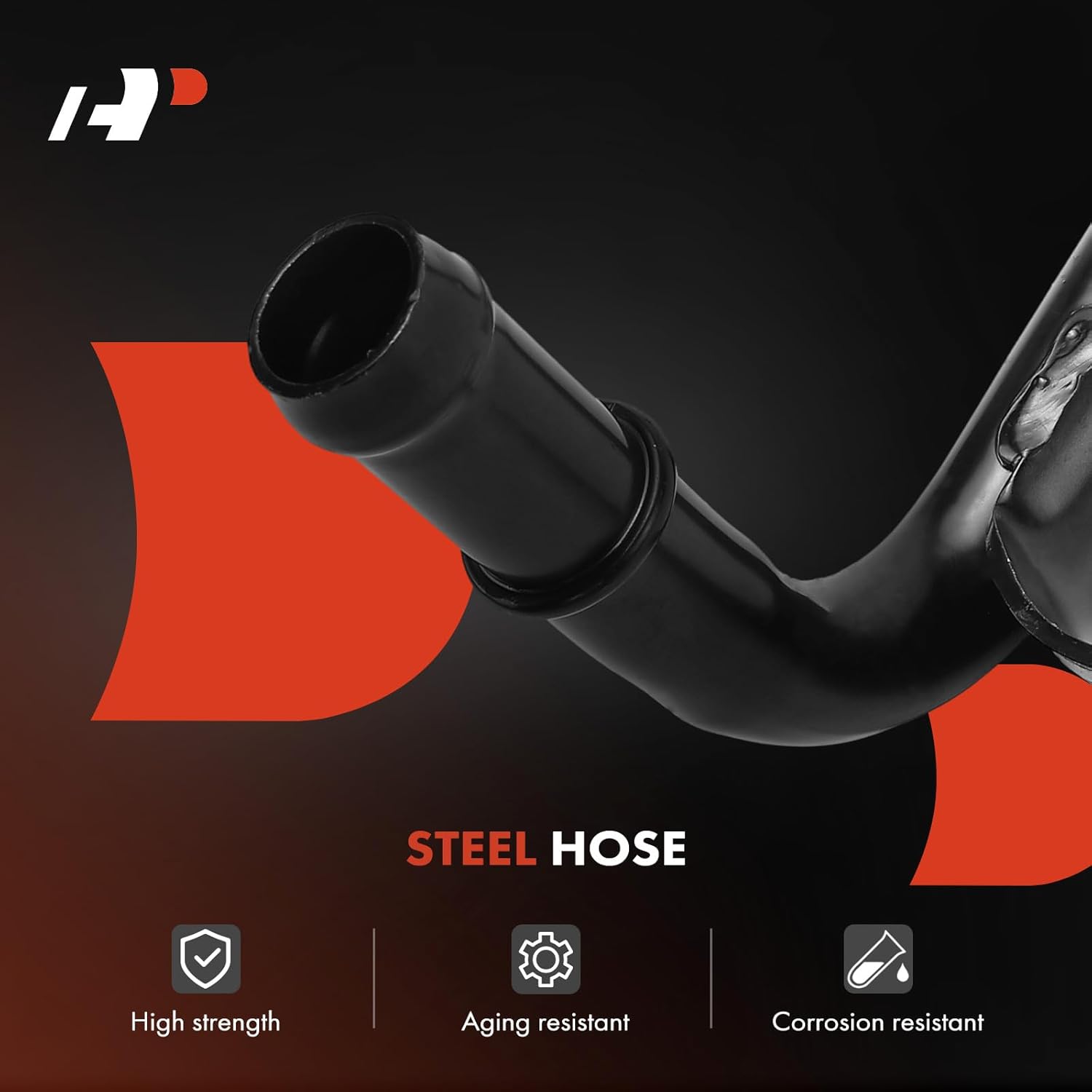 A-Premium Outlet HVAC Heater Hose Pipe Line Assembly with Gasket and Mounting Bracket Compatible with Jeep Grand Cherokee 2005-2010, Commander & Dodge Charger 2006-2010, Challenger