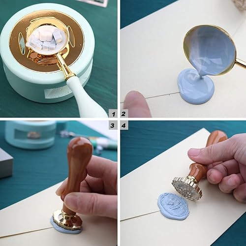 Miniatura 5 de Cuentas de sellado de cera rosa, hortensia, cuentas de cera de sellado rosa para sello de cera, invitaciones de boda, tarjetas de regalo, sellado de