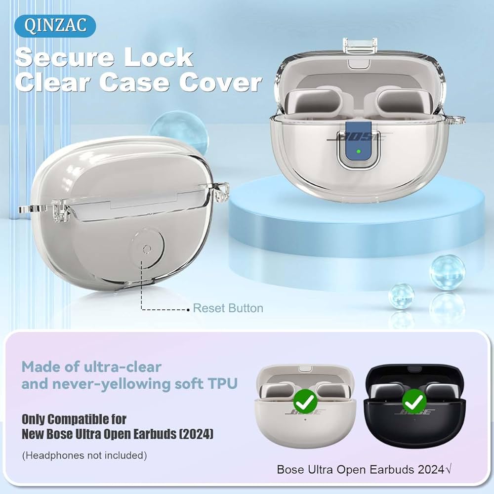 Amazon.com: QINZAC for Bose Ultra Open Case Cover with Safety Lock