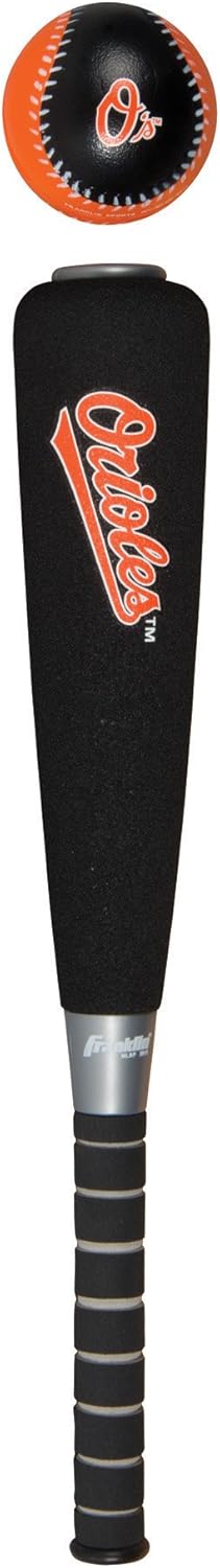 Franklin Sports MLB Jumbo Foam Baseball Bat + Ball Sets - Kids Oversize Foam Baseball Bats + Soft Baseballs - Indoor + Outdoor Youth Baseball Toy - MLB Team Baseball Bat + Ball Sets