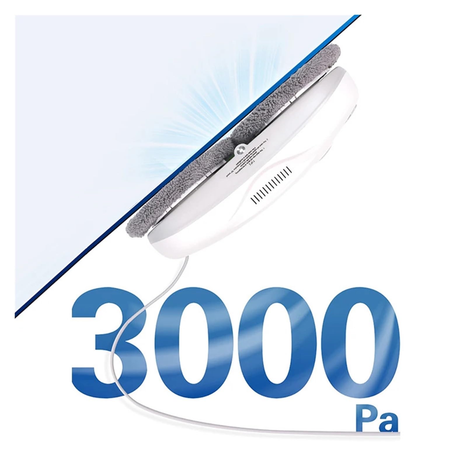 Limpiador De Ventanas Robótico Inteligente Eléctrico CW1 For El Hogar Con Pulverizador, Limpieza Al Vacío Automática, Succión Ciclónica Rápida Y Segura De 3000Pa(CW1-01)