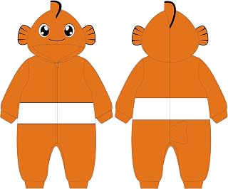 MICHLEY Unisex Baby Animal Costume Hooded Romper Cosplay Jumpsuit Outfits