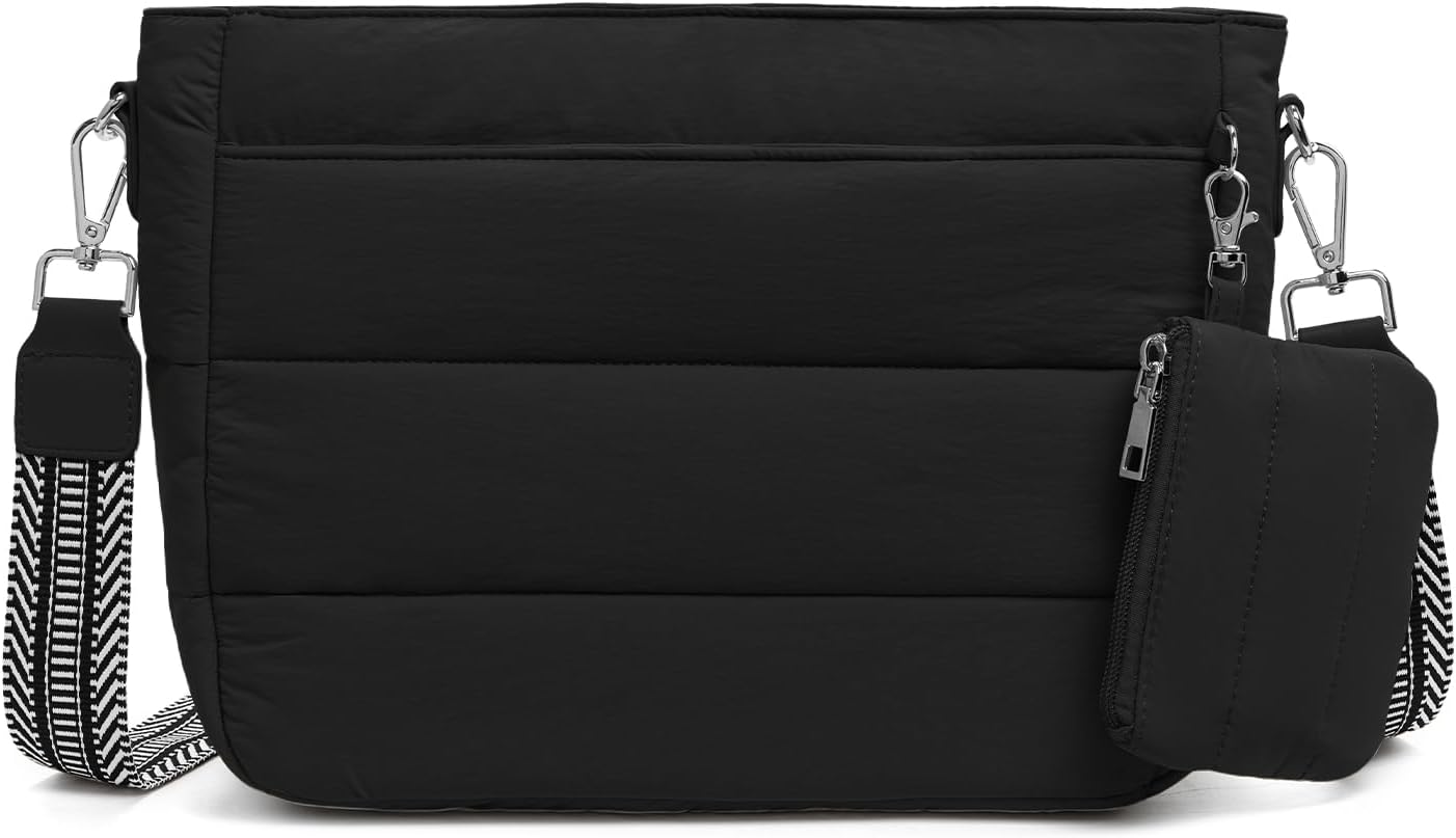 Gitus Gifts for Women Puffer Hobo Crossbody Bag