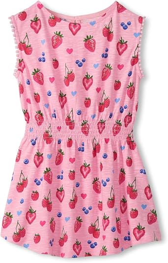 Hatley Girls Summer Berries Smocked Waist Dress Toddler/Little Kid/Big Kid