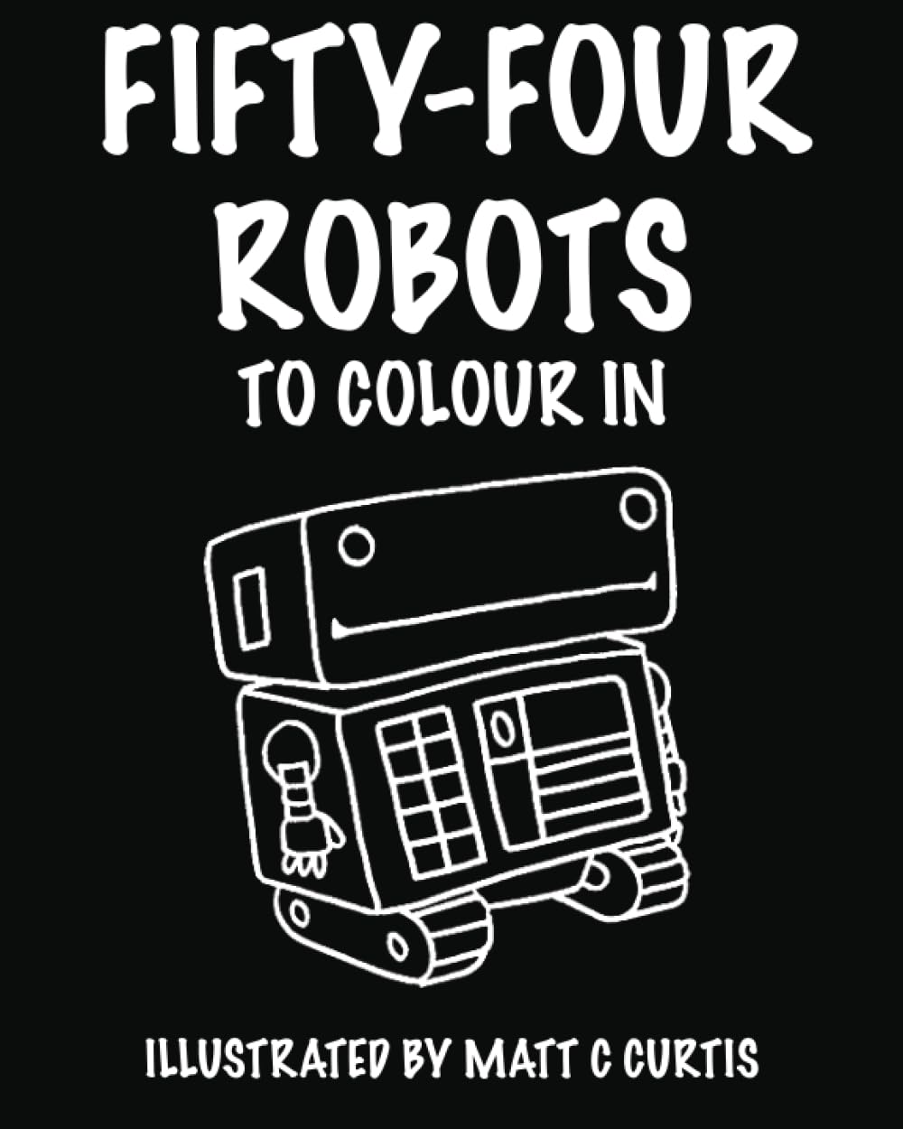 54 Robots To Colour In