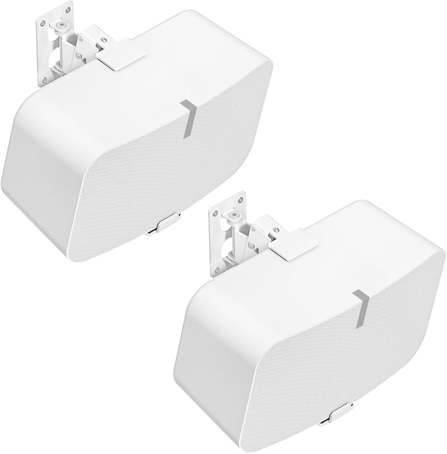 Paire de supports muraux robustes pour Sonos 5 Mount et Sonos Play 5 Mount - Support d'enceinte réglable, inclinable et pivotant pour le support mural Sonos Play 5 Gen 2