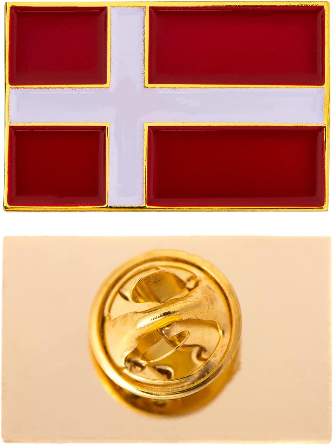 Desert Cactus Denmark Metal Lapel Pin Enamel Finish (Rectangle Pin)