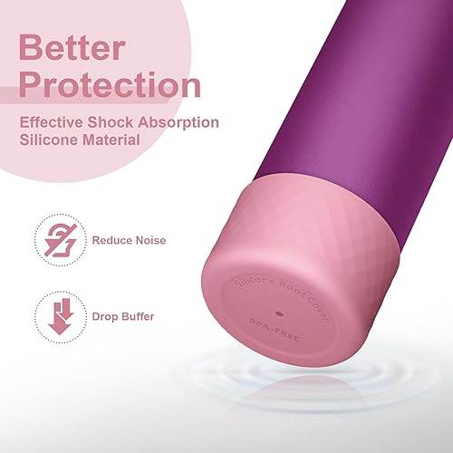 Vista 122 de 2PCS Silicone Water Bottle Boot for Owala 24oz 32oz 40oz, Anti-Slip Protective Sleeve Bottom Bumper Protector for FreeSip, Twist, and Flip Stainless