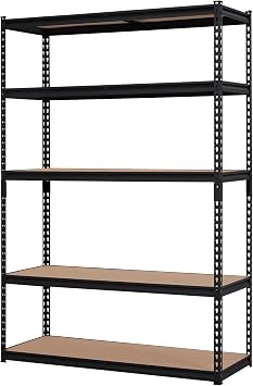 Towallmark Garage Shelving, 48 x18 x 72 Storage Shelves, Heavy Duty Storage Shelving, Durable Storage Shelves, Rust-Resistant Design, Easy Assembly