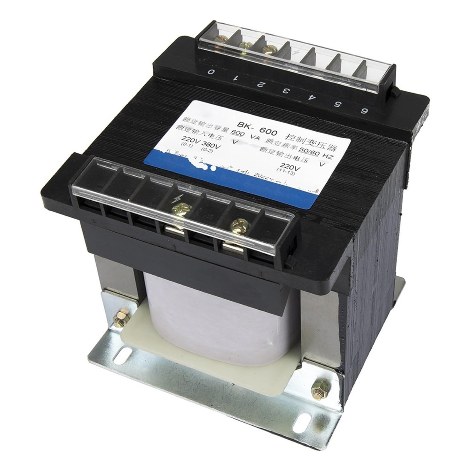Transformateur BK-600VA pour adapter une ligne 380V vers une commande 220V - 6