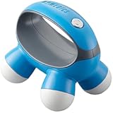 Quatro Mini Hand-Held Massager with Hand Grip&comma; Battery Operated Vibration Massage&comma; 4 Massage Nodes&comma; Powered by 2 AAA Batteries &lpar;Included&rpar;&comma; Assorted Colors