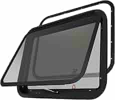 42" W X 22" H RV Exit Window Optional Trim RV Window Replacement Camper Black! E - Foto 2
