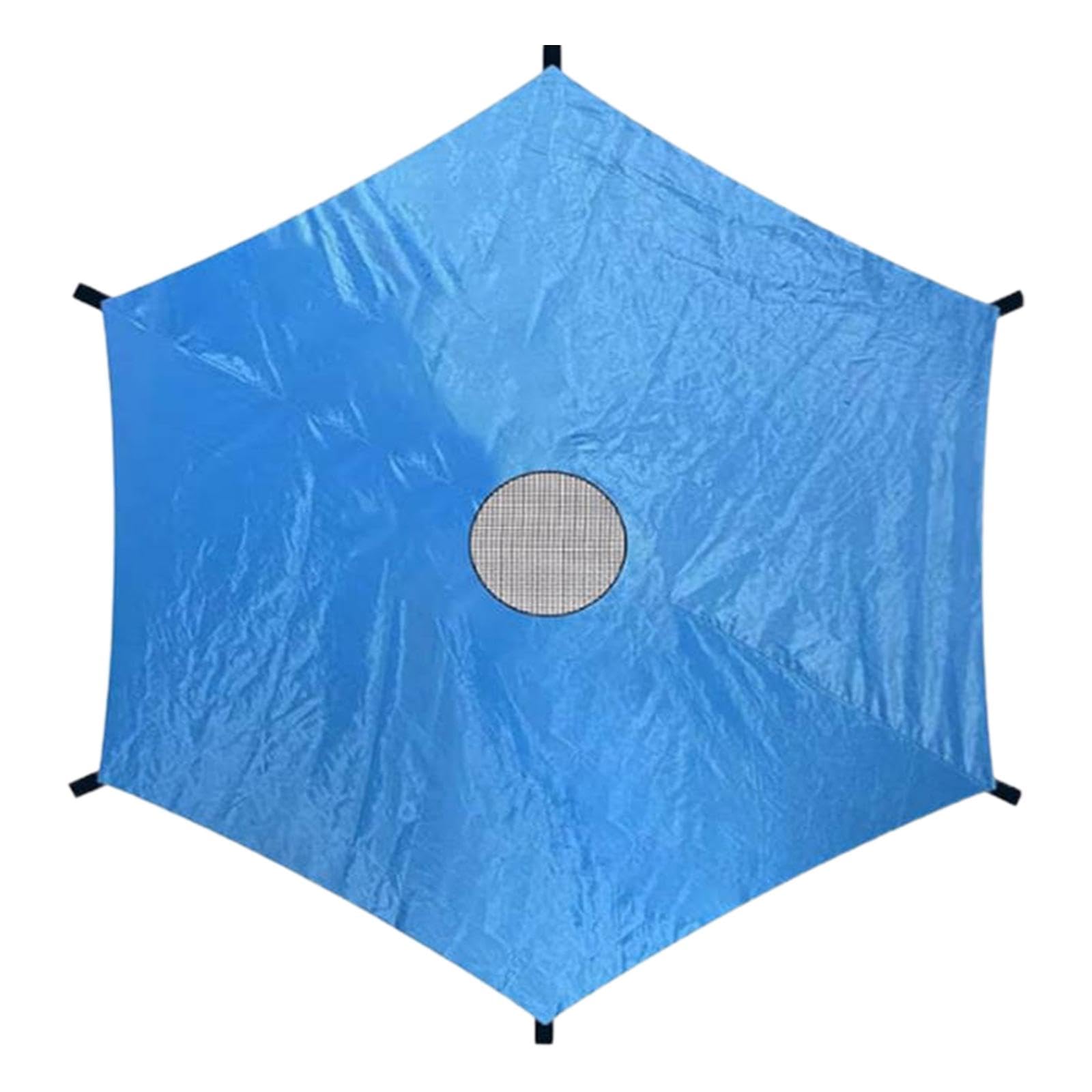 Trampoline Sunshade Cover Only Trampoline Rain Cover Blue Trampolines Canopy | Sporting Goods | Fitness Running & Yoga | Fitness Equipment & Gear | Trampolines-image-24