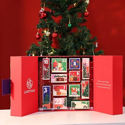 Miniatura 2 de Calendario de Adviento de edición limitada 2023, regalos de Navidad, juegos de baño para mujeres, juego de regalo de spa de 24 piezas, regalos de
