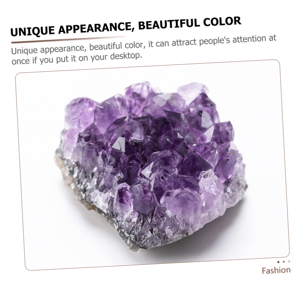 FRCOLOR 8stücke Irreguläre Amethyst Kristall Cluster Deko Steine Natürliche Heilsteine Für Wohn Und Büroschmuck Einzigartige Ornamente Für Elegante Raumgestaltung