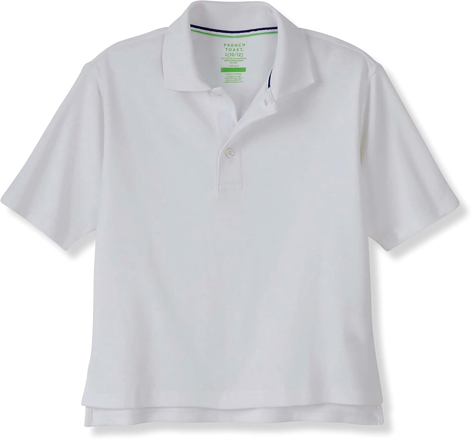 French Toast Adaptive Short Sleeve Seated Interlock Polo