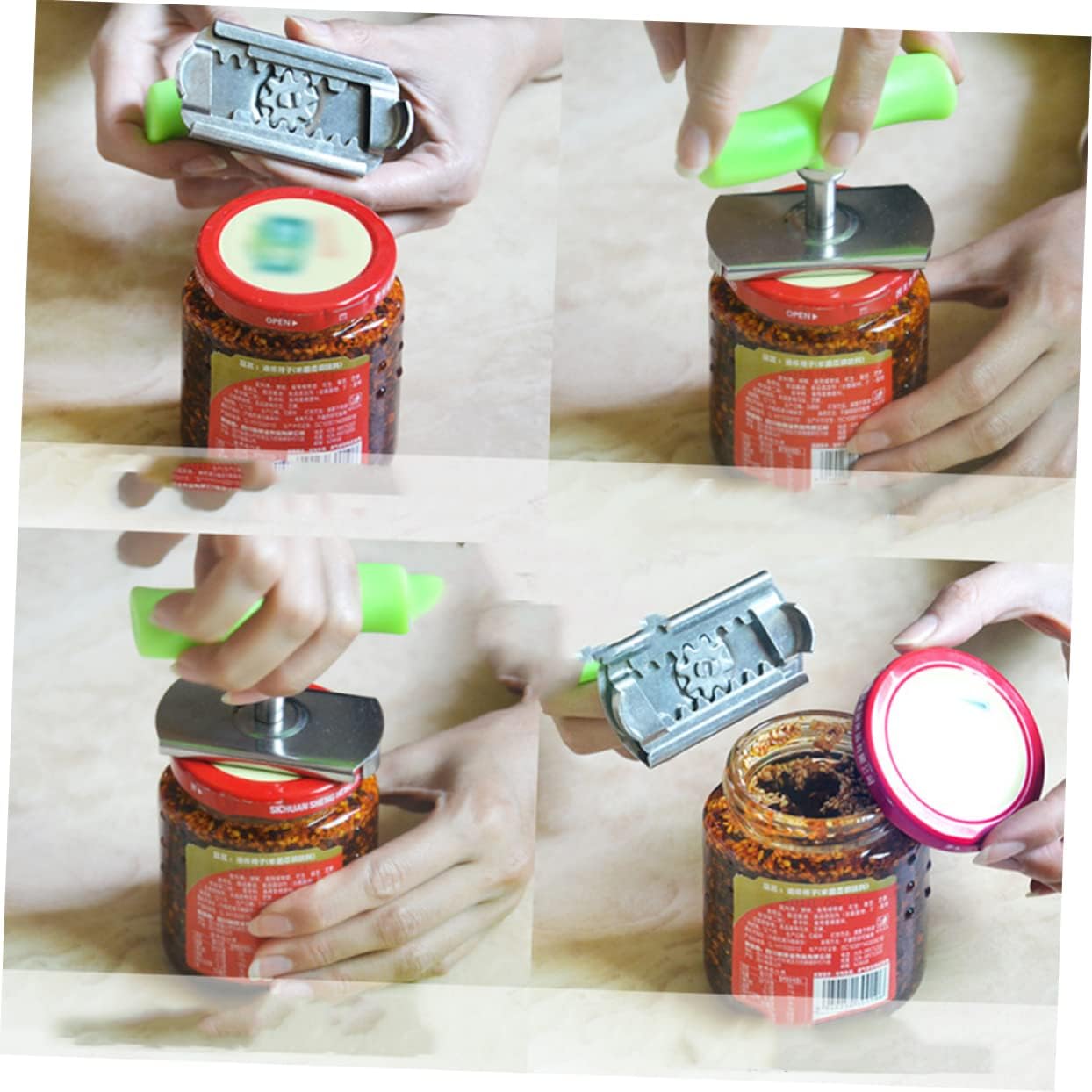 2pcs Bottle Opener Capper Easy to Use Material for Kitchen Outdoor Activities