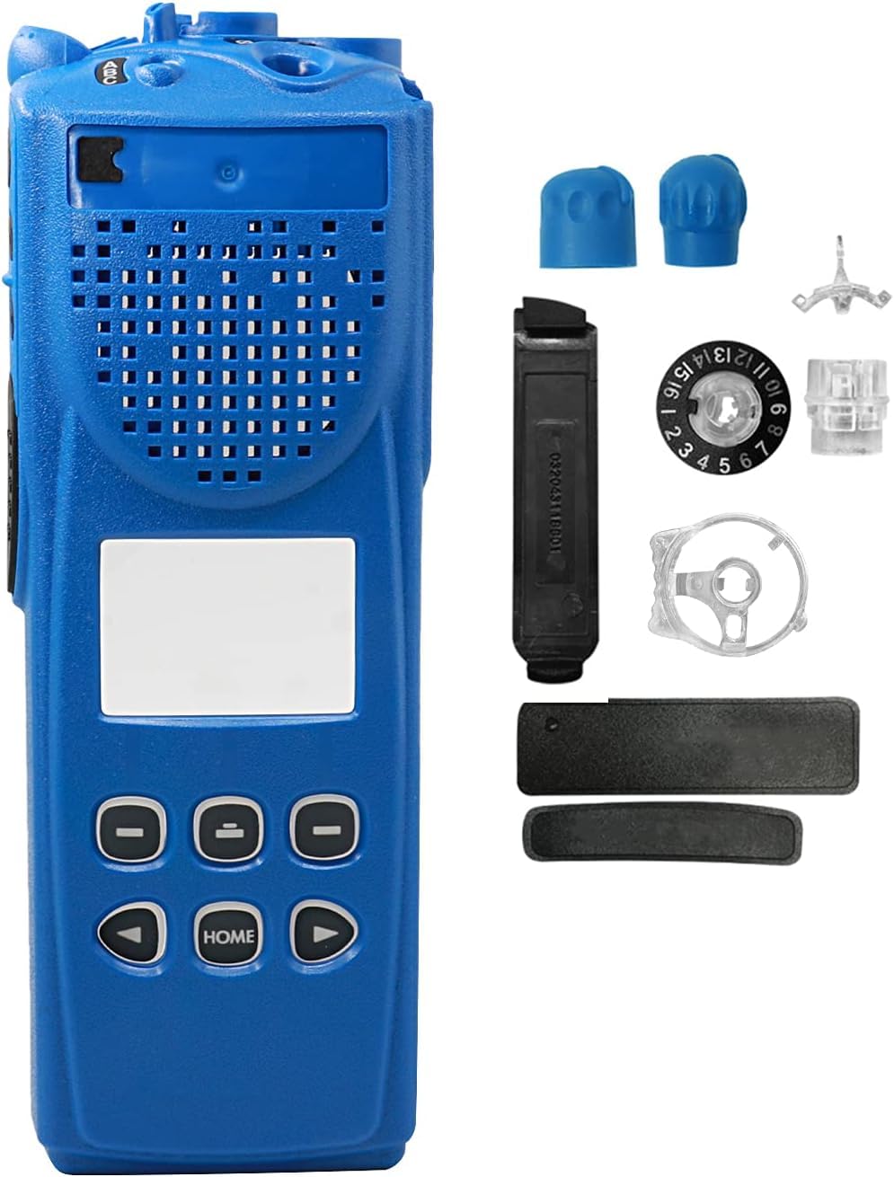 Limited-Keypad Housing Case Front Cover Compatible with XTS3000 Model2 Two Way Radio (Blue)