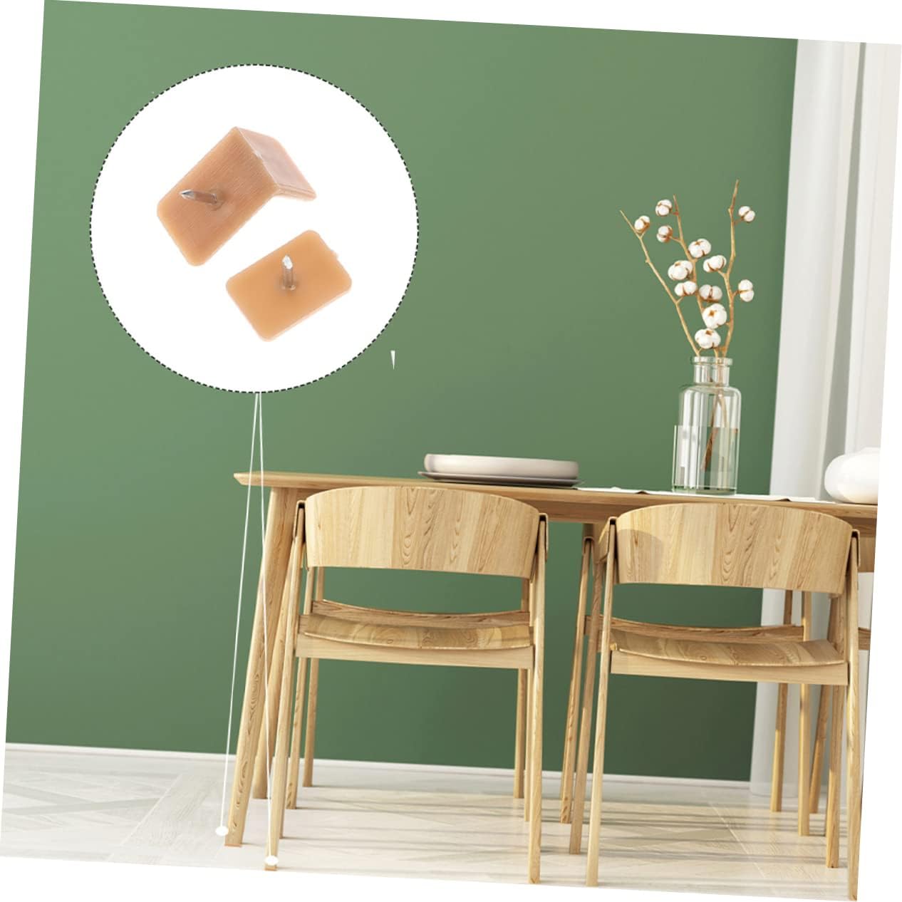 POPETPOP 200pcs Furniture Moving Pads and Drawer Guide Sliders Shaped Furniture Leg Pads for Easy Repair and Smooth Sliding of Reducing Friction and Wear