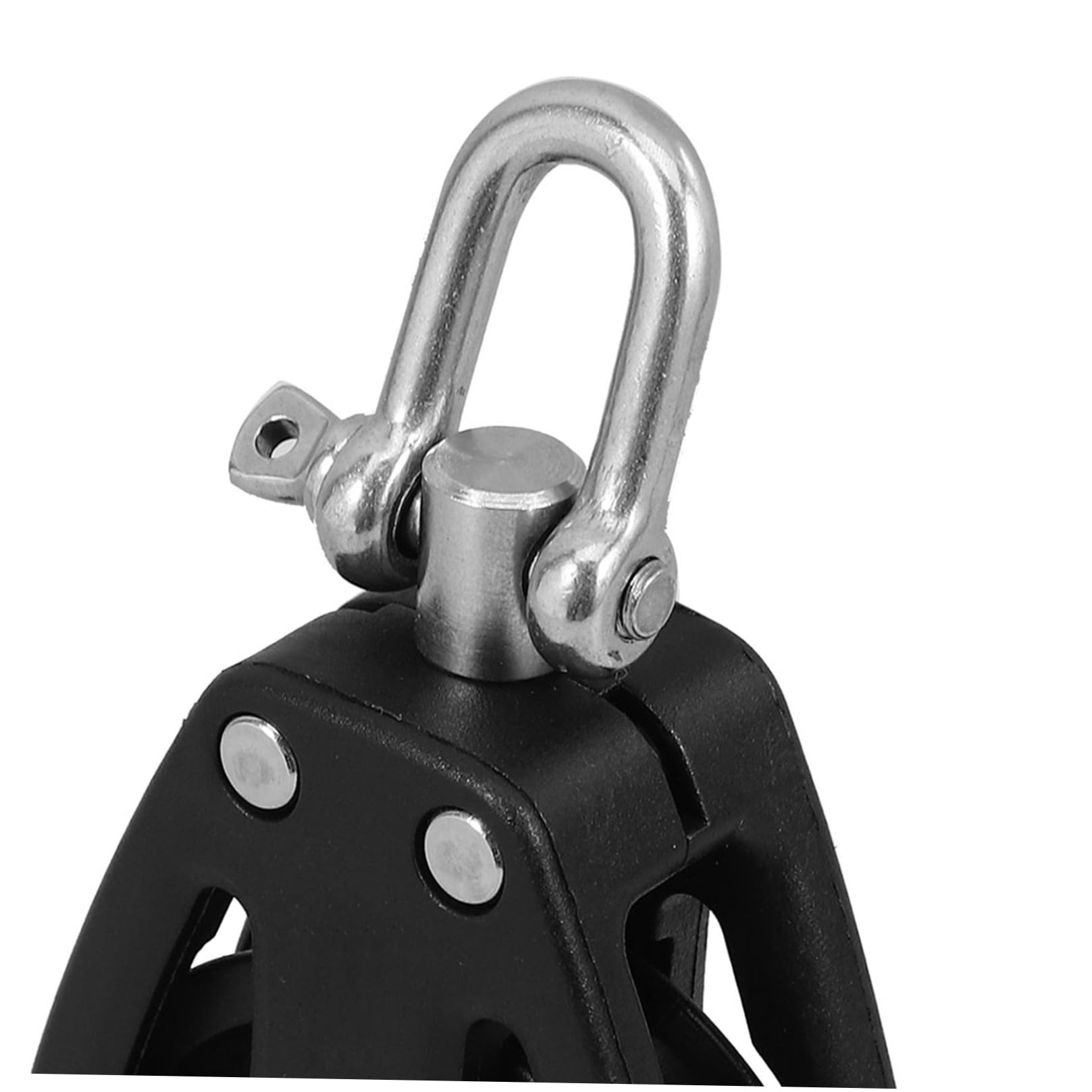 POPETPOP Lot de 3 Poulies Pivotantes en Nylon Résistant Acier Inoxydable pour Chariot de Traction et Équipements de Gymnastique