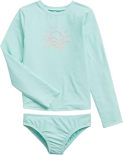 GAP Girls' Swim Two Piece Rashguard