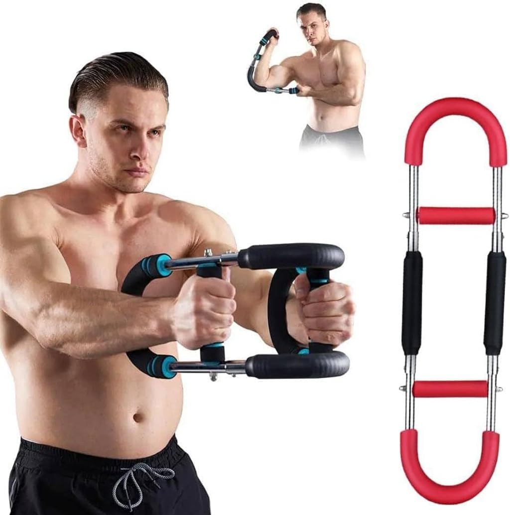 Regulowany trener ramion do treningu domowego, przenośny sprzęt oporowy na sprężynę, idealny do ćwiczeń klatki piersiowej i ramion, sprzęt treningowy fitness