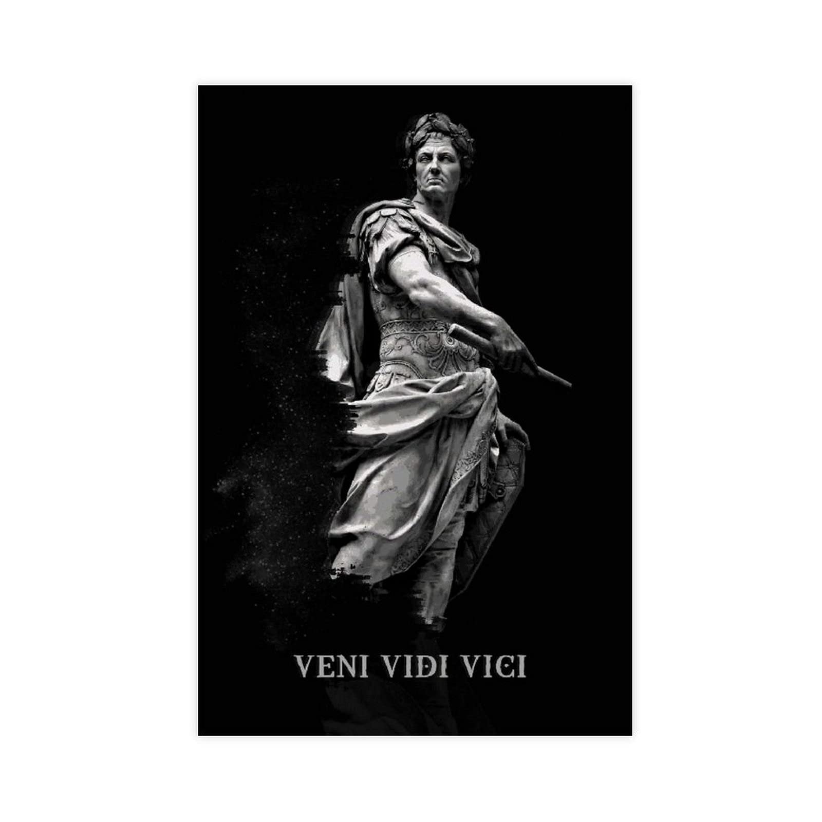 Julius Caesar Propaganda Classic Retro Poster 5 Canvas Poster Wall Art Decor Print Picture Paintings for Living Room Bedroom Cafe Club Restaurant Decoration Unframe：12×18inch(30×45cm)