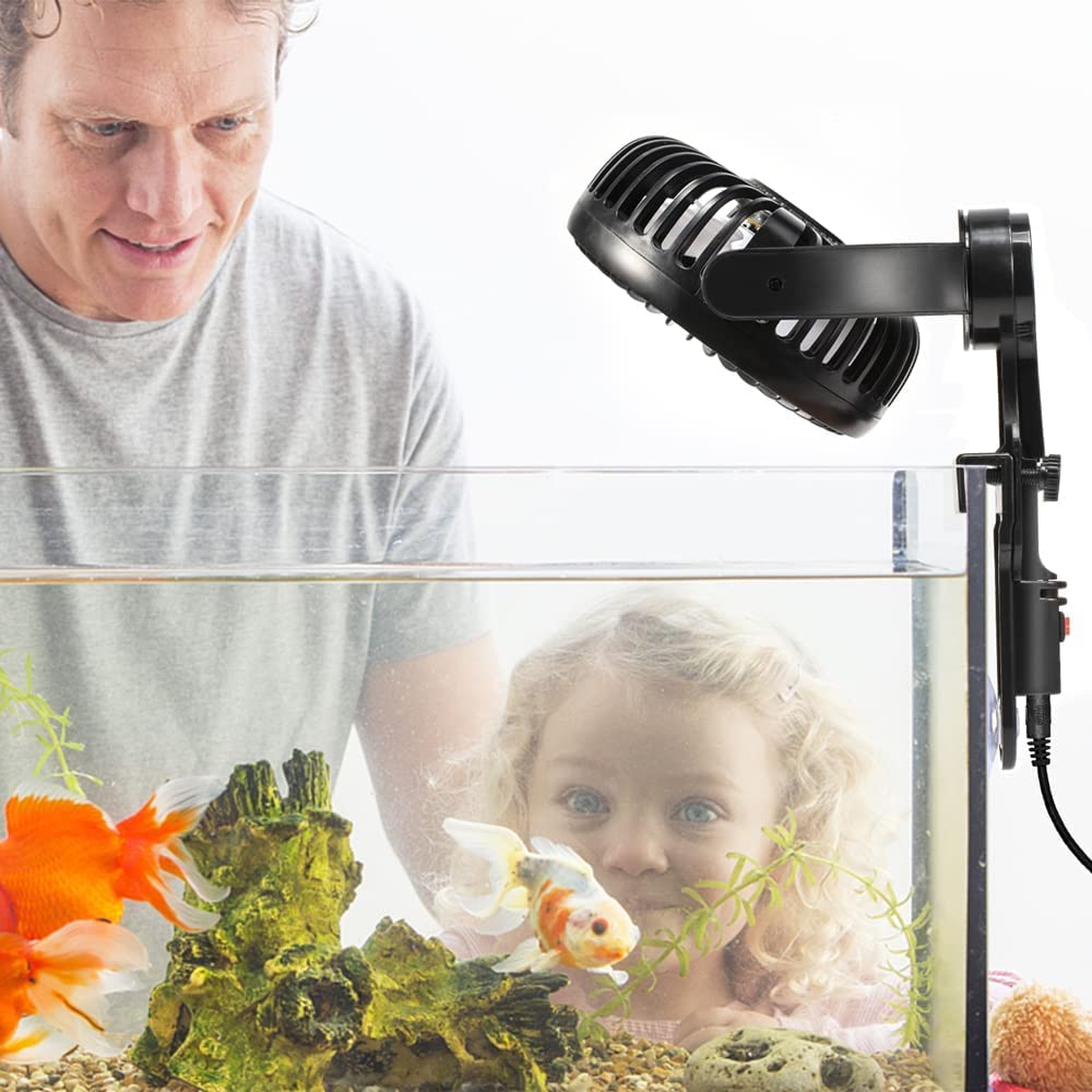 VAYINATO Jeneca Fs-13 Low Noise Cooling Fan For Aquarium Fish Tank|Power :1W|Size : 150 * 120 * 200Mm