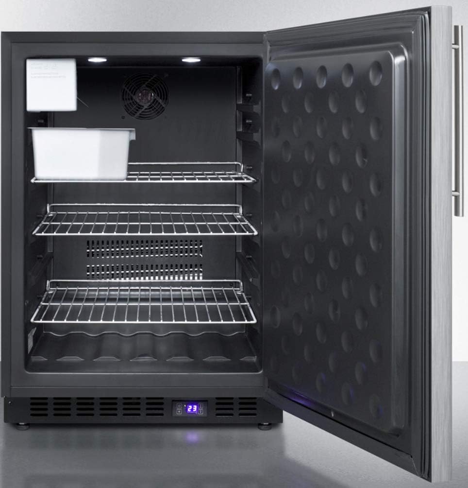 Summit SPFF51OSCSSHVIM Outdoor Undercounter Freezer, Stainless Steel