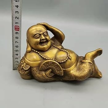 Amazon.co.jp: 古美色 七福神 布袋 様 布袋さん 置物 弥勒仏 ＿『大腹